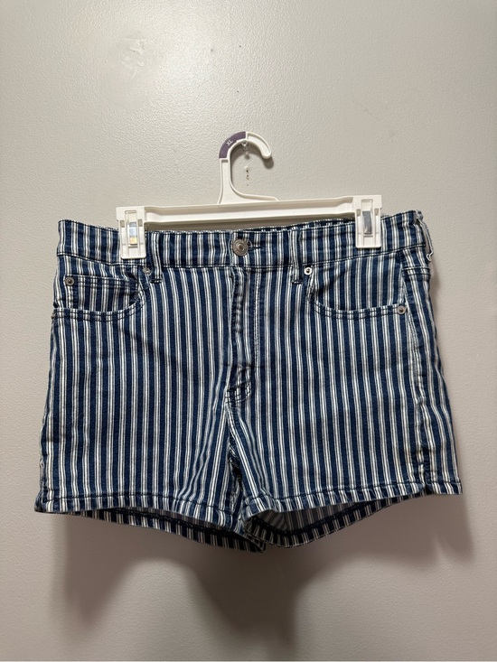 American Eagle Outfitters Pants - Striped Women’s Denim Shorts